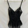 Clothing Vintage Items | Vintage: La Notte Black Lace Mermaid Cami