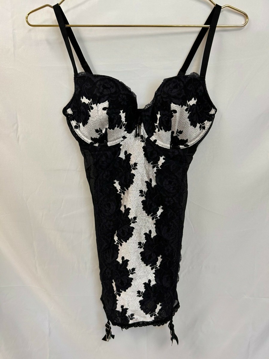 Clothing Vintage Items | Vintage: Victoria'S Secret B&W Corset Top