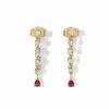 Jewelry Vanessa Mooney | The Daphne Earrings - Ruby