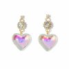 Jewelry Vanessa Mooney | The Rebecca Heart Earrings