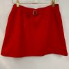 Clothing Vintage Items | Vintage:Y2K Rampage Red Buckle Skirt, Made In Usa