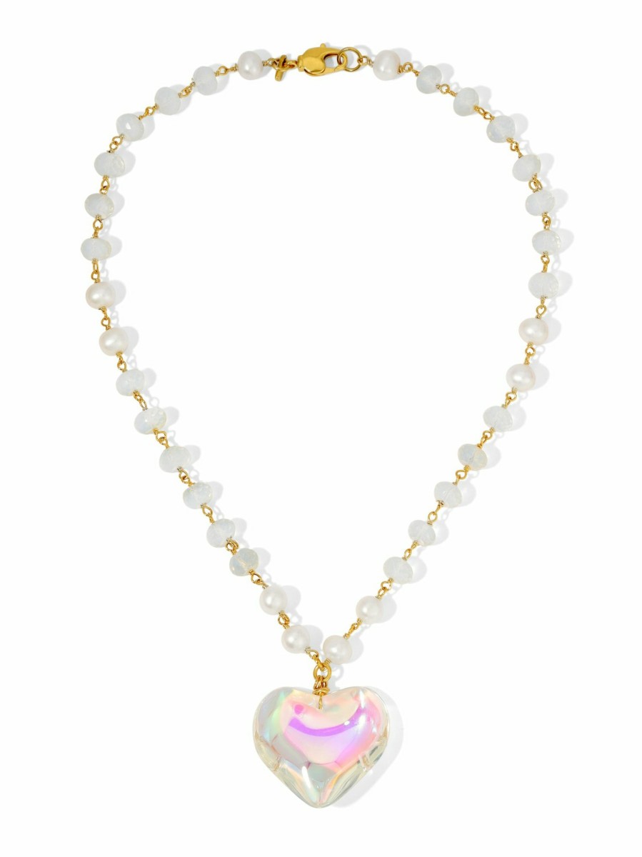 Jewelry Vanessa Mooney | The Rebecca Heart Necklace