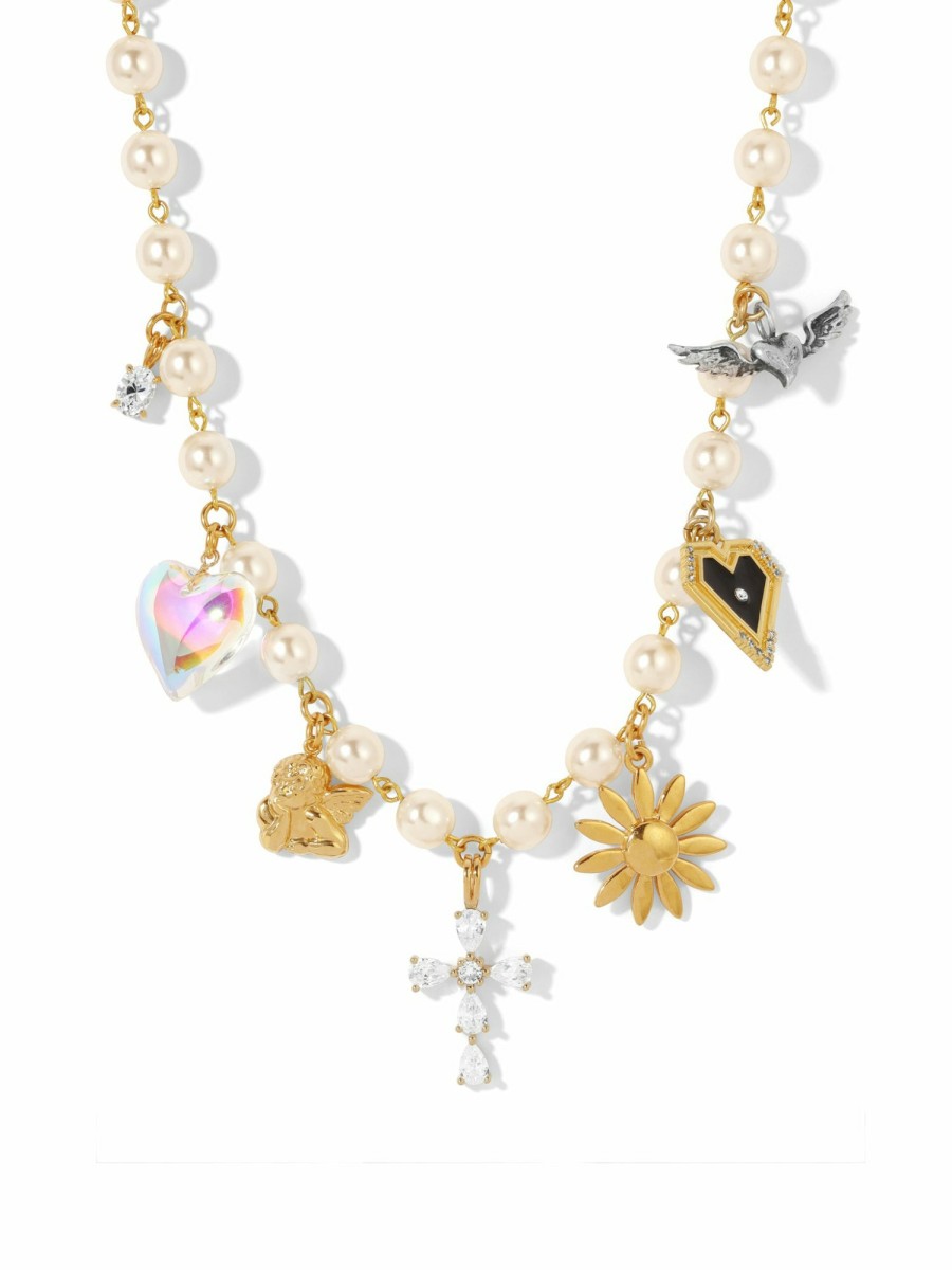 Jewelry Vanessa Mooney | The Eli Charm Necklace