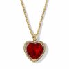 Jewelry Vanessa Mooney | The Ruby Heart Necklace