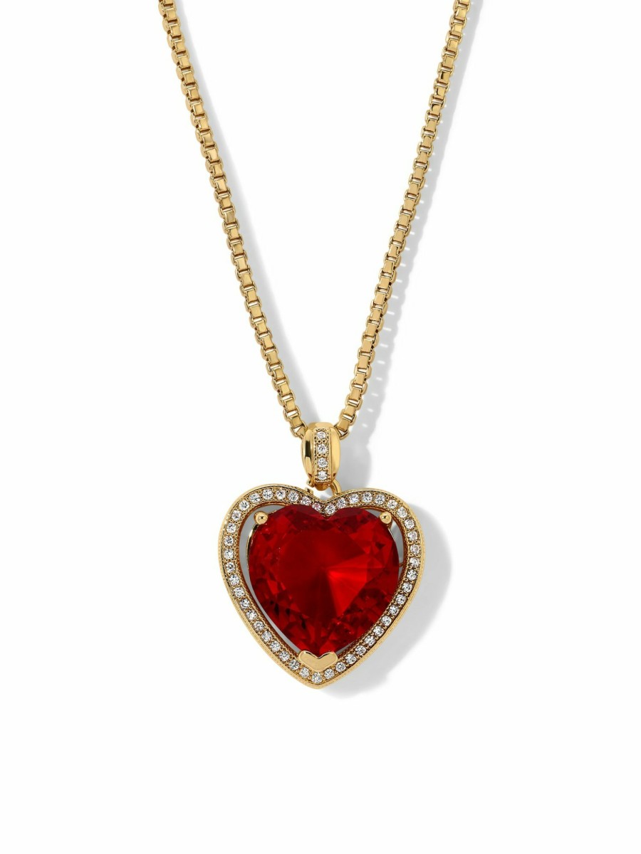 Jewelry Vanessa Mooney | The Ruby Heart Necklace