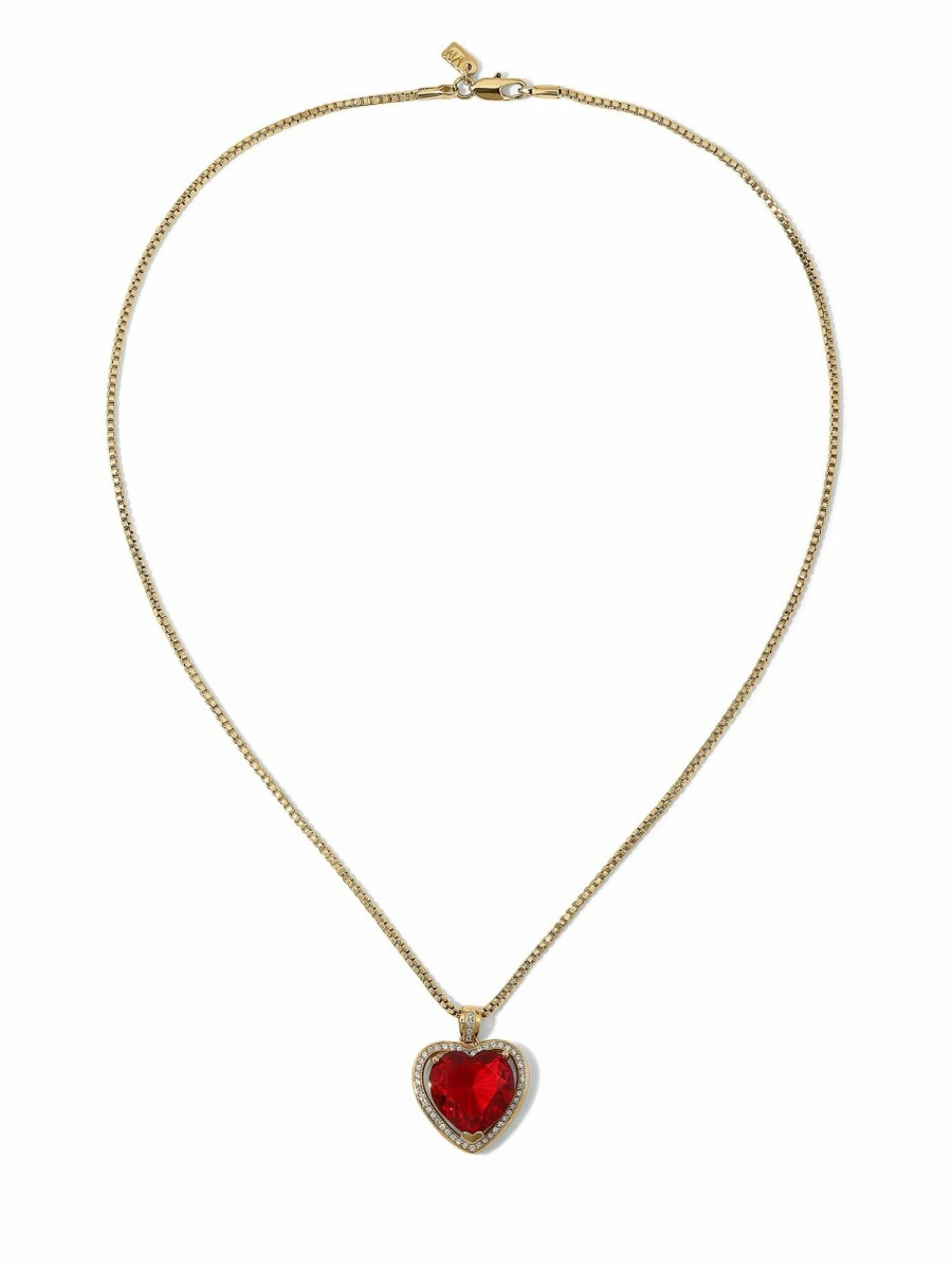 Jewelry Vanessa Mooney | The Ruby Heart Necklace