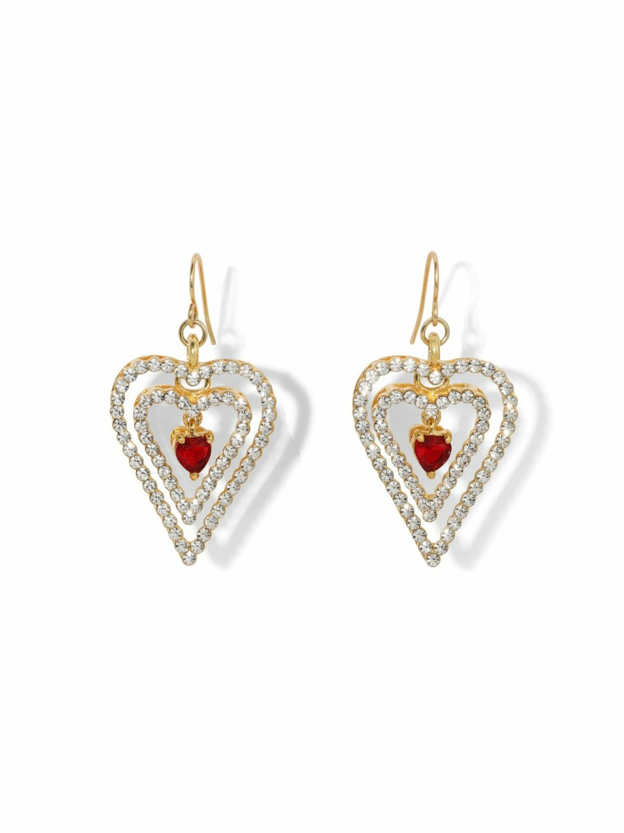 Jewelry Vanessa Mooney | The Core Heart Earrings