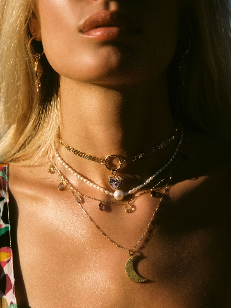 Jewelry Vanessa Mooney | The Fleur Pearl Choker