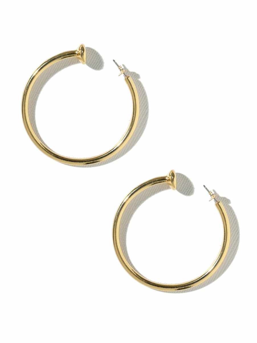 Jewelry Vanessa Mooney | The Large Cecilia Hoop Earrings