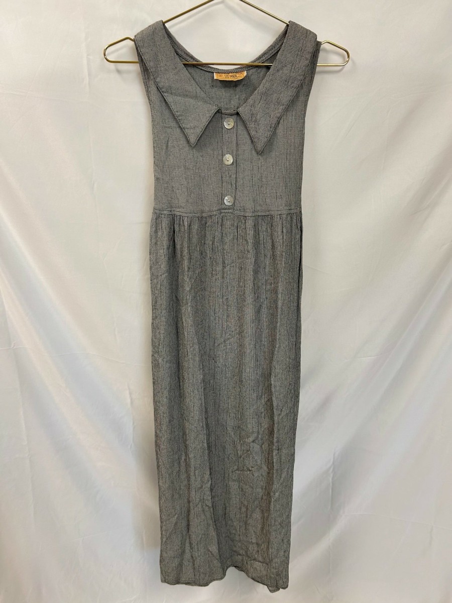 Clothing Vintage Items | Vintage:Sostanza Button Midi Dress