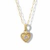 Jewelry Vanessa Mooney | The Jaclyn Diamond Heart Necklace