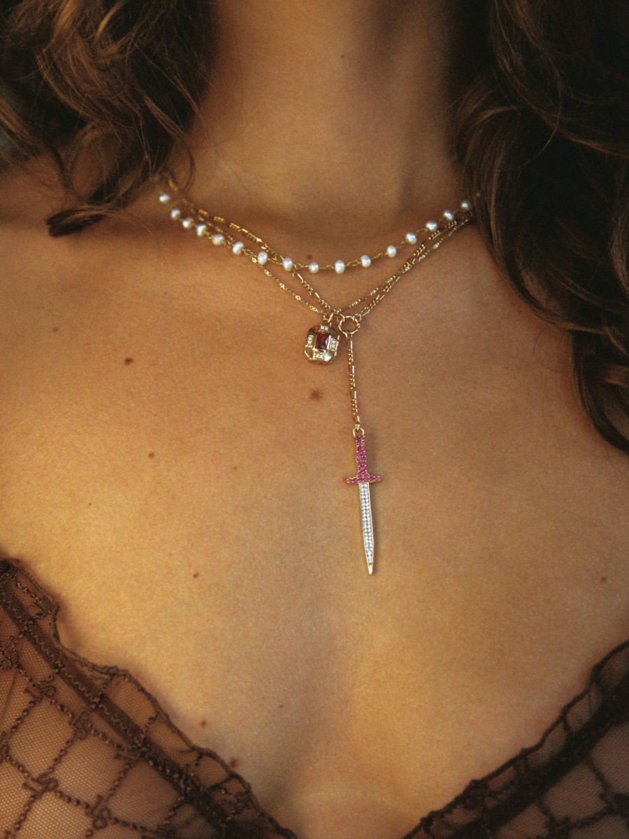 Jewelry Vanessa Mooney | The Alice Dagger Necklace