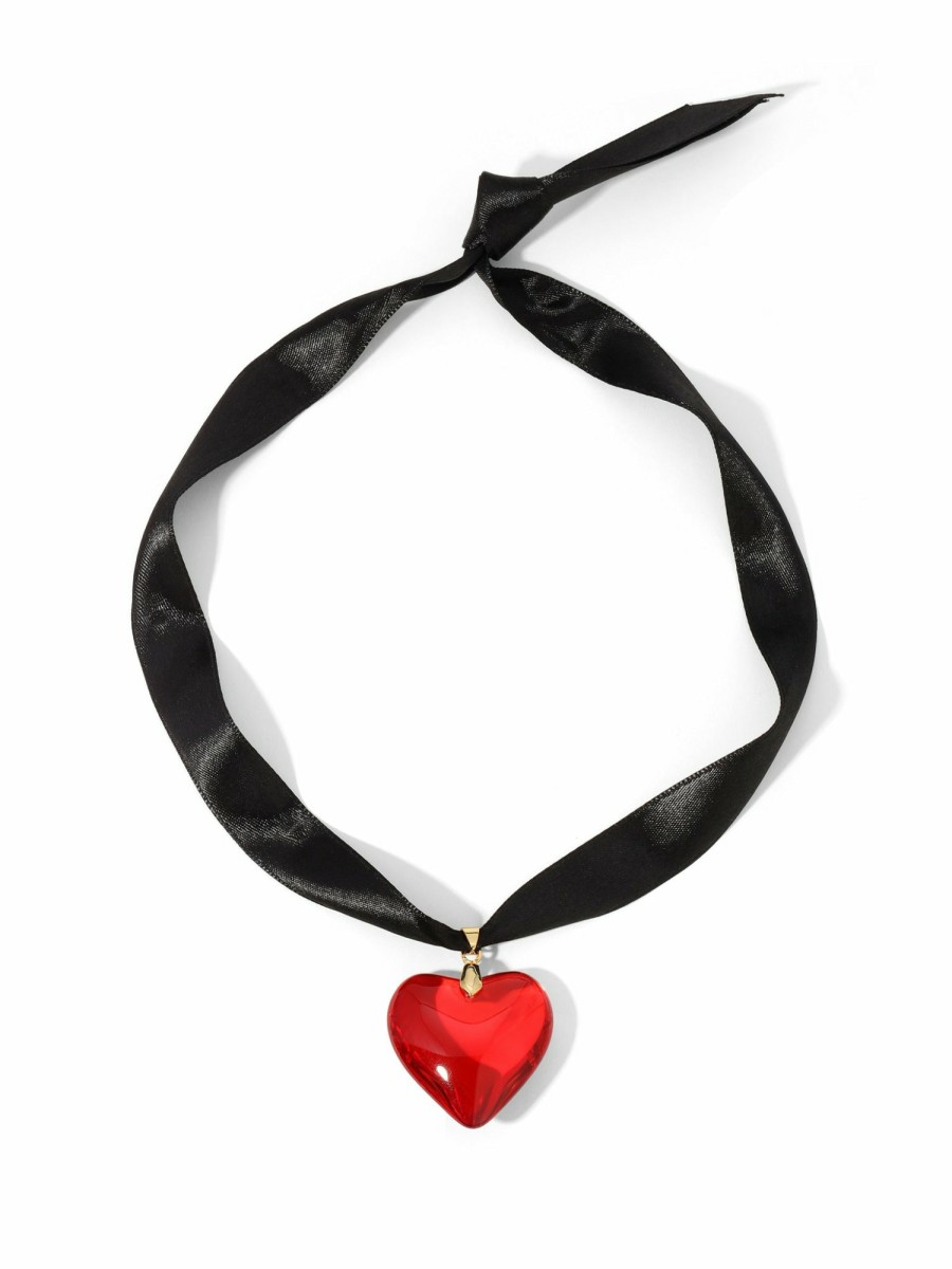 Jewelry Vanessa Mooney | The Jaymes Heart Choker