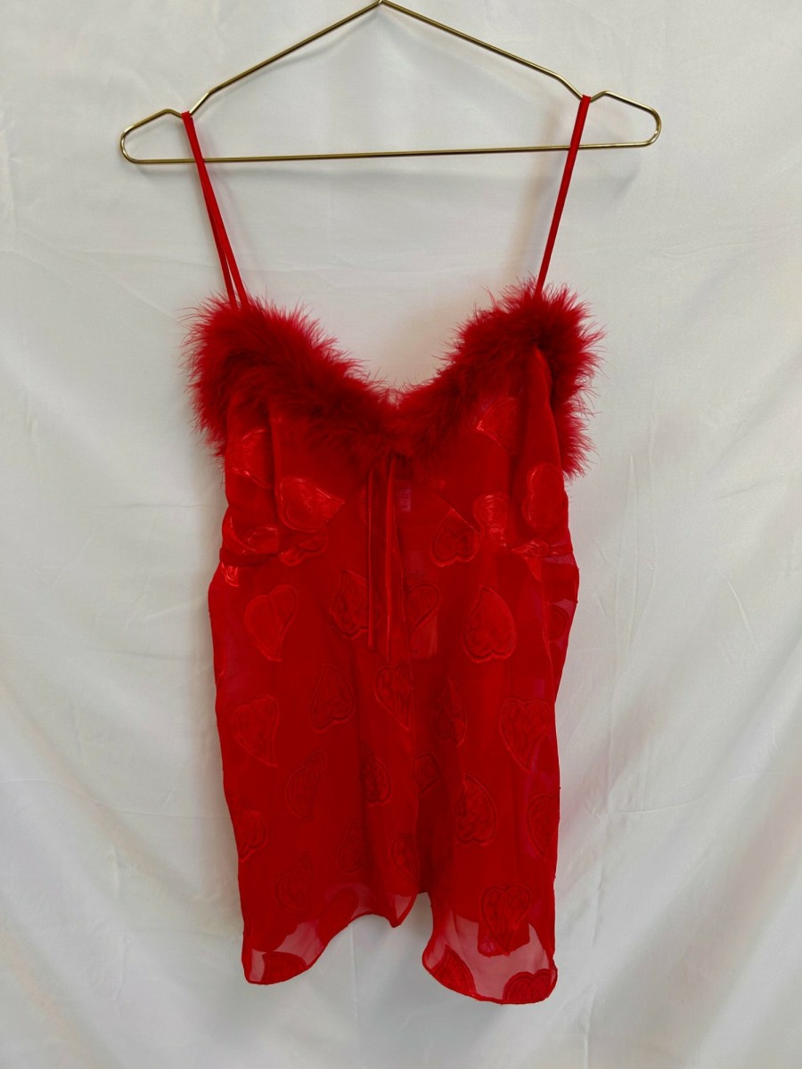 Clothing Vintage Items | Vintage: Cliche Valentine Boa Top