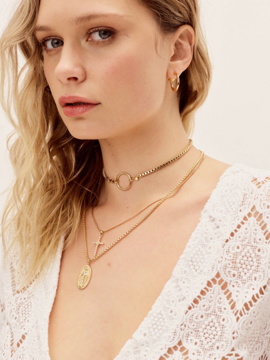 Jewelry Vanessa Mooney | The Small Cecilia Hoop Earrings