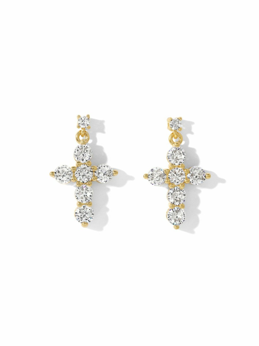 Jewelry Vanessa Mooney | The Nica Cross Earrings