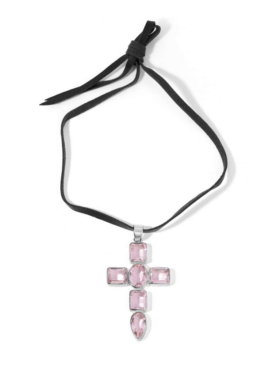 Jewelry Vanessa Mooney | The Ava Cross Choker