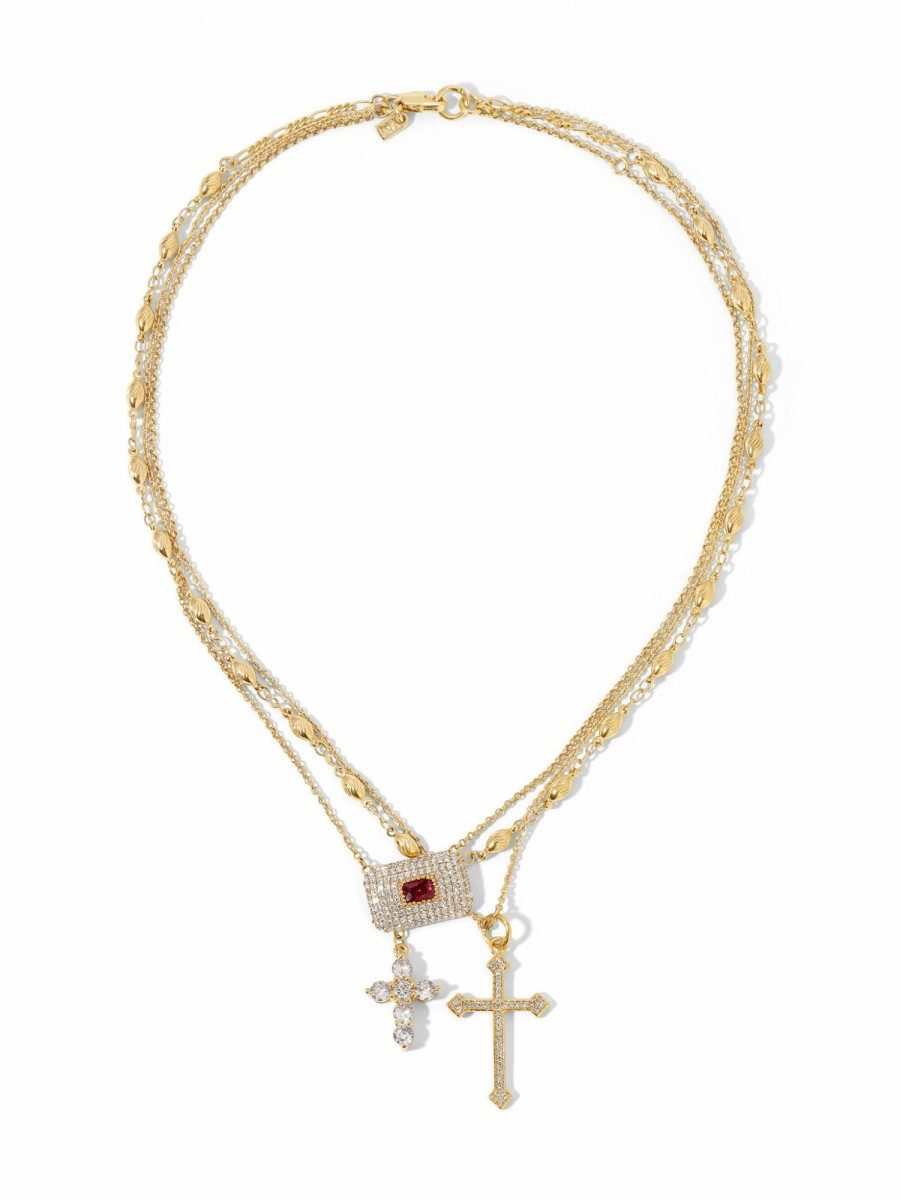 Jewelry Vanessa Mooney | The Ellis Cross Necklace