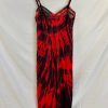 Clothing Vintage Items | Vintage: Kickernick Black And Red Tie Dye Dress