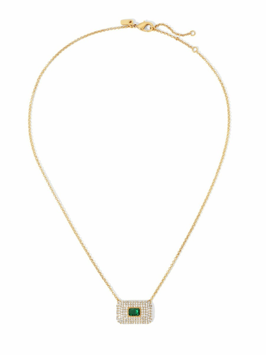 Jewelry Vanessa Mooney | The Faith Emerald Necklace