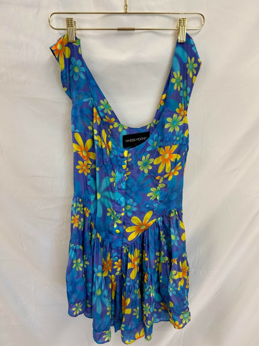 Clothing Vintage Items | Vintage: Vanessa Mooney Blue Tahiti Elisabeth Dress