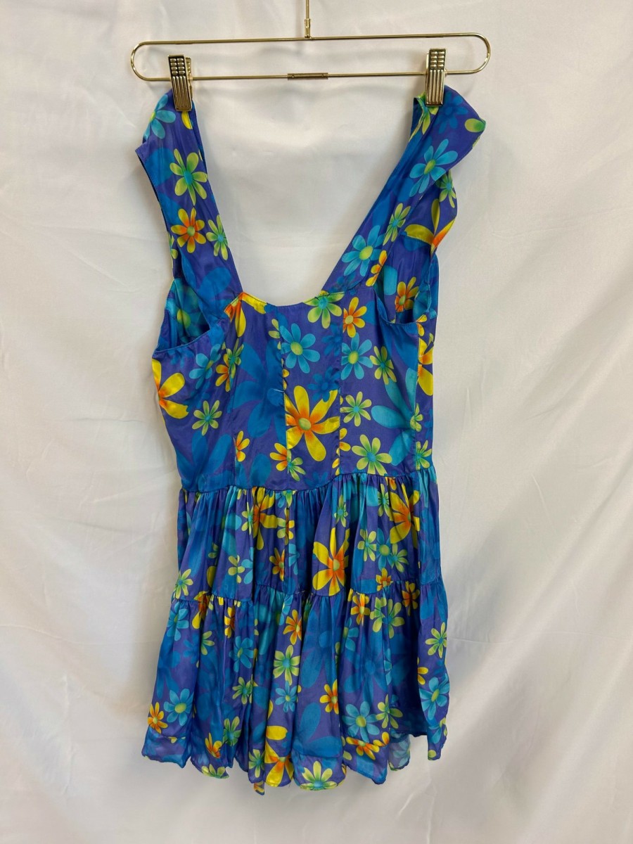 Clothing Vintage Items | Vintage: Vanessa Mooney Blue Tahiti Elisabeth Dress