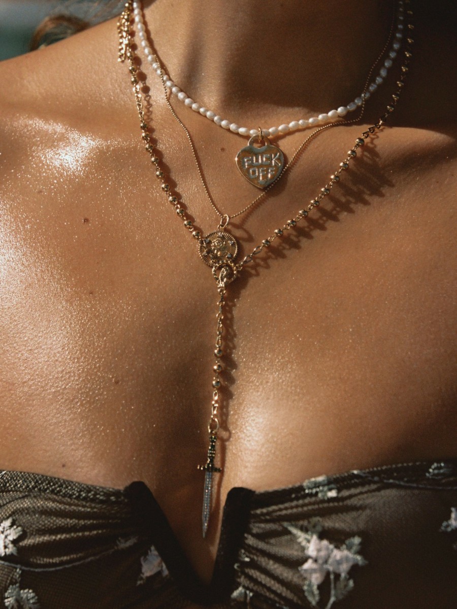 Jewelry Vanessa Mooney | The F*Ck Off Pearl Necklace