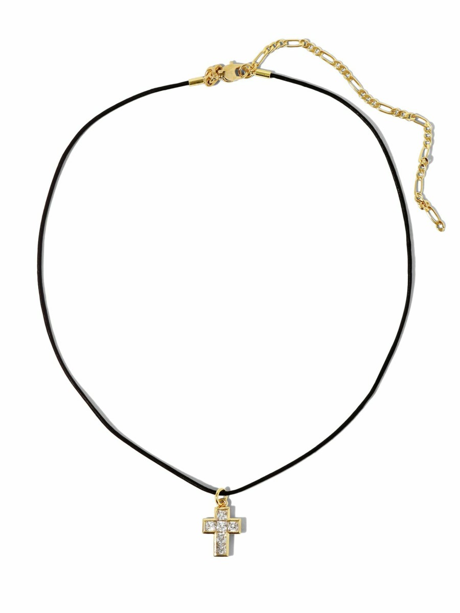 Jewelry Vanessa Mooney | The Mini Cross Choker