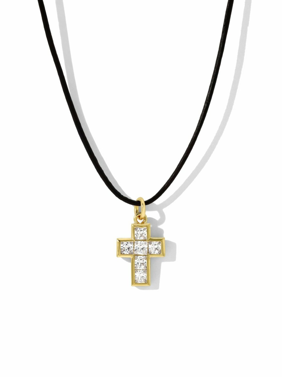 Jewelry Vanessa Mooney | The Mini Cross Choker