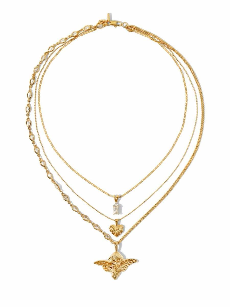 Jewelry Vanessa Mooney | The Cherub Layered Necklace