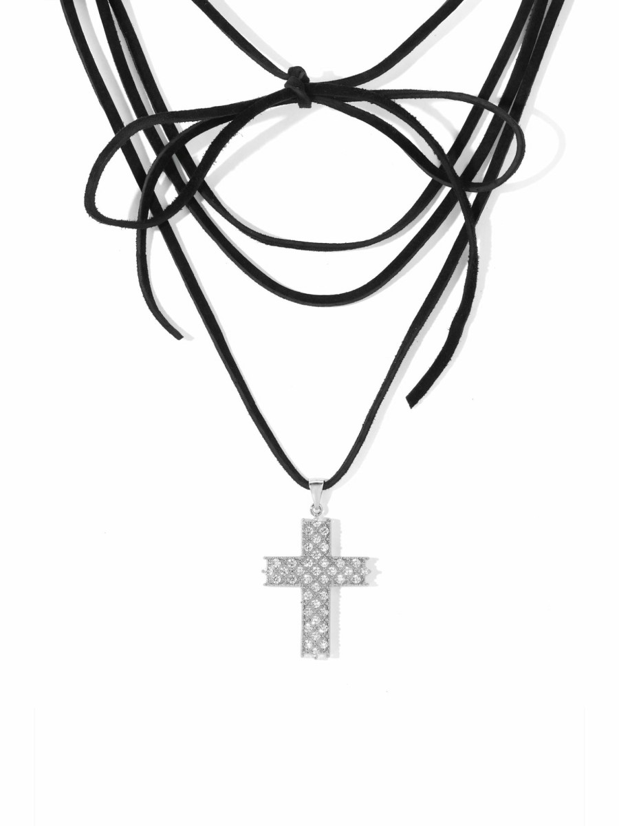 Jewelry Vanessa Mooney | The Candace Cross Choker