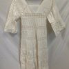 Clothing Vintage Items | Vintage: Vanessa Mooney Long Cream White Maxi Dress