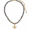 Jewelry Vanessa Mooney | The Clover Cross Necklace