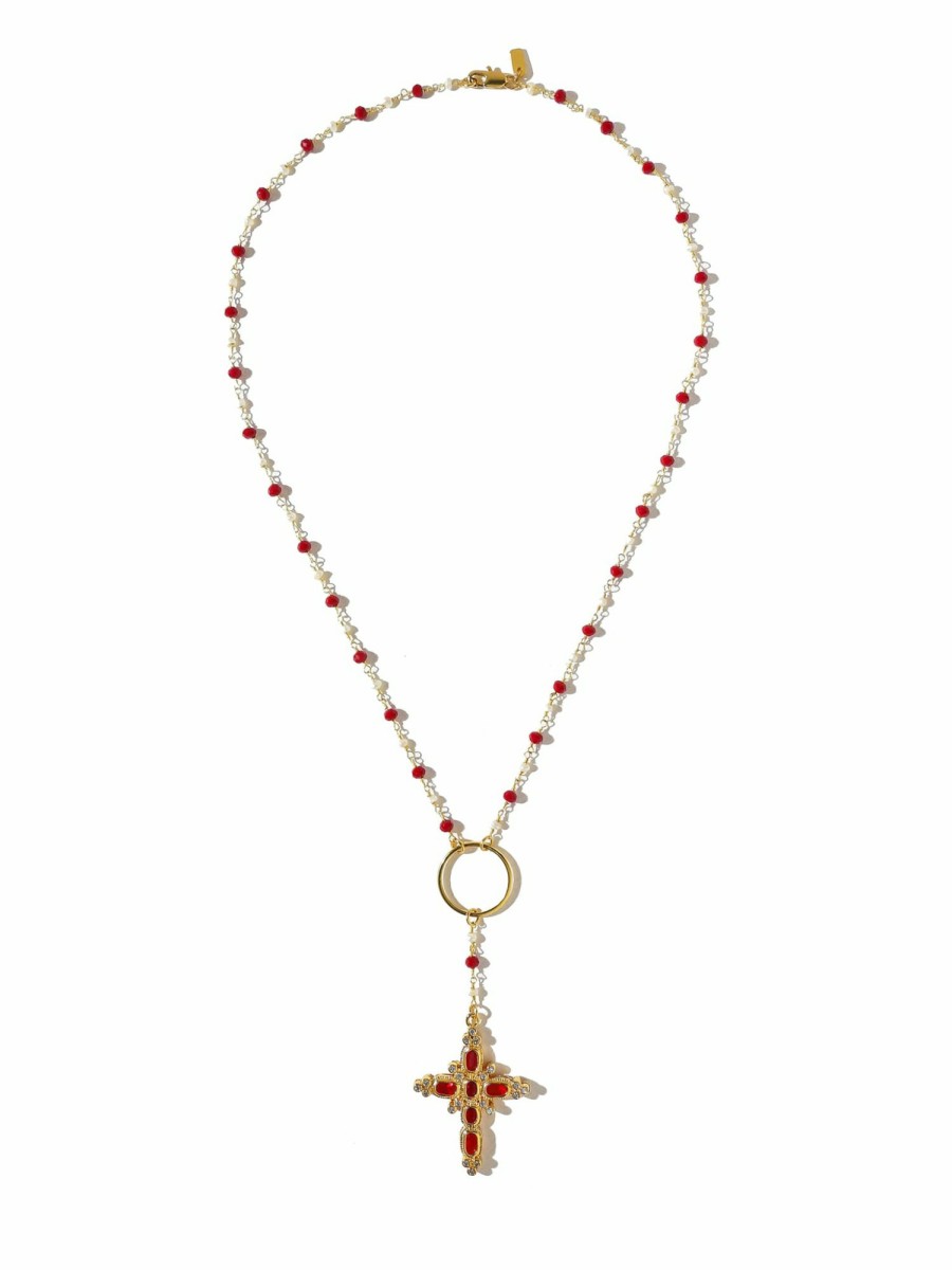 Jewelry Vanessa Mooney | The Aalia Ruby Rosary