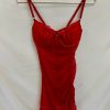 Clothing Vintage Items | Vintage: Victoria'S Secret Hot Red Top/Mini Dress